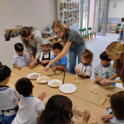 Panellets amb els petits